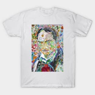 CHARLES BAUDELAIRE acrylic portrait T-Shirt